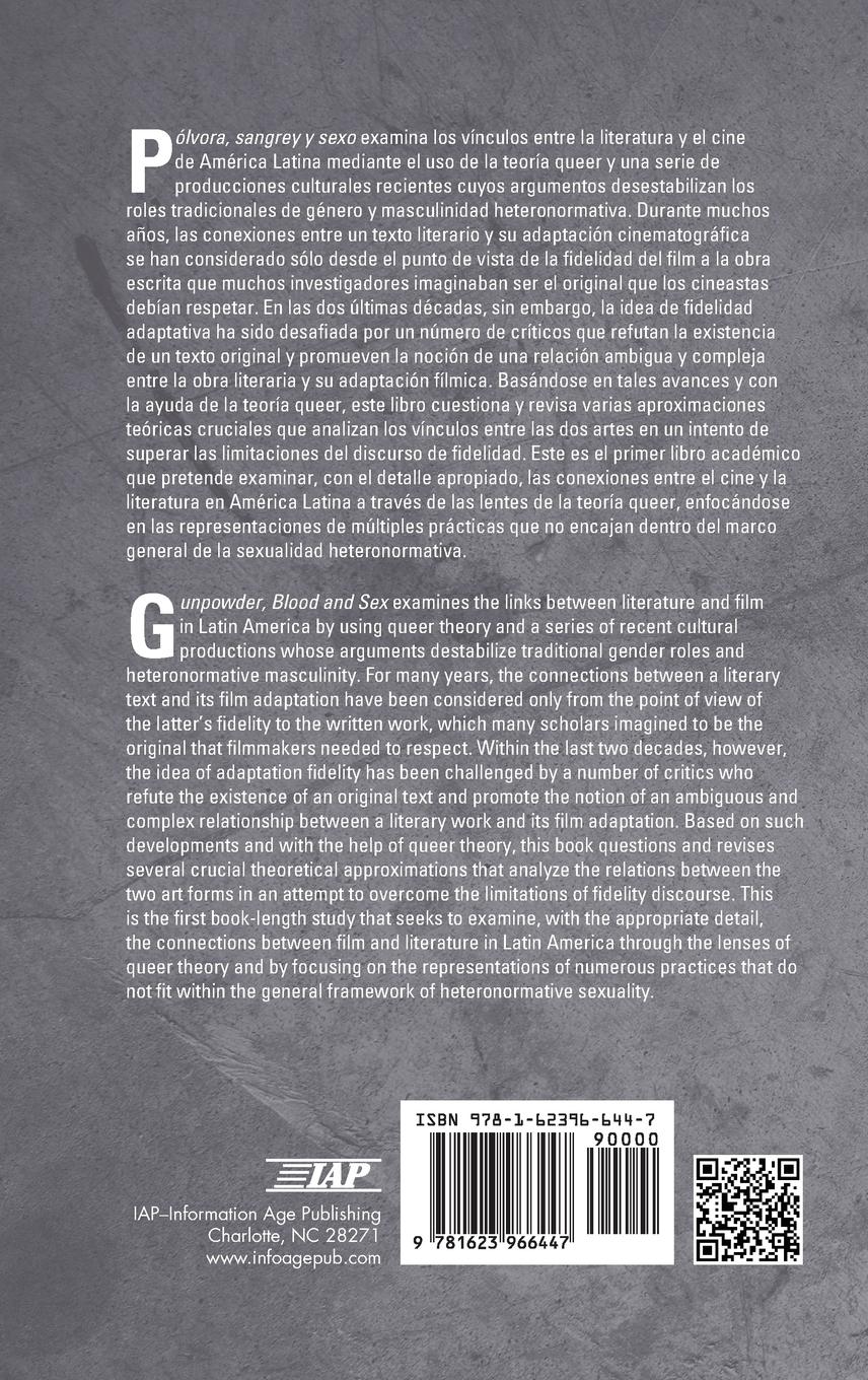 Rückseitencover Polvora, Sangre y Sexo