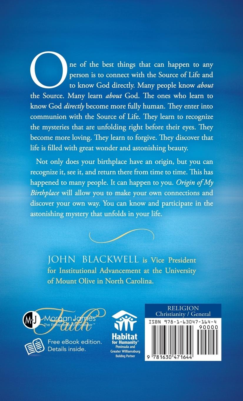 Rückseitencover Origin of My Birthplace