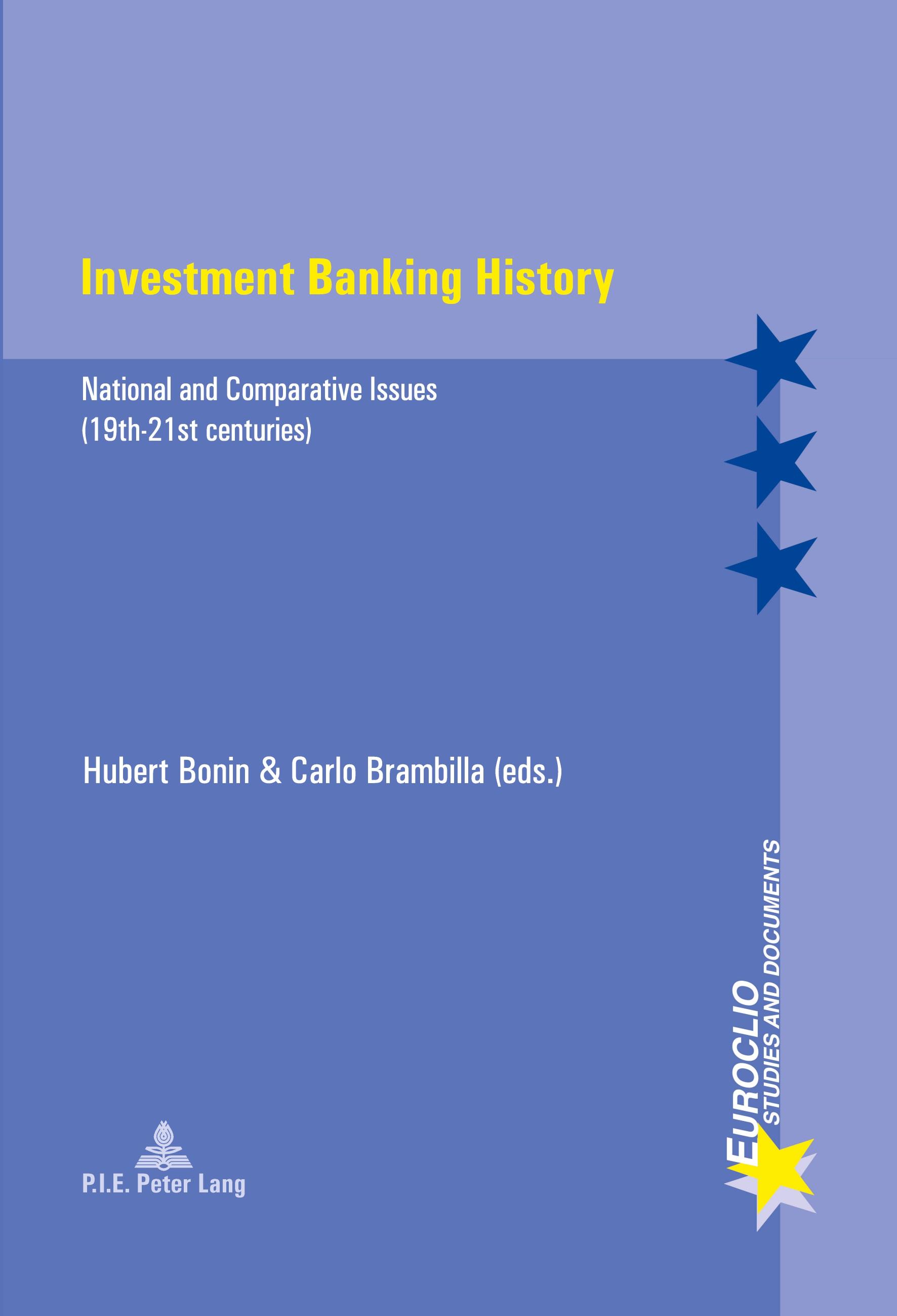 Vorderes Coverbild Investment Banking History