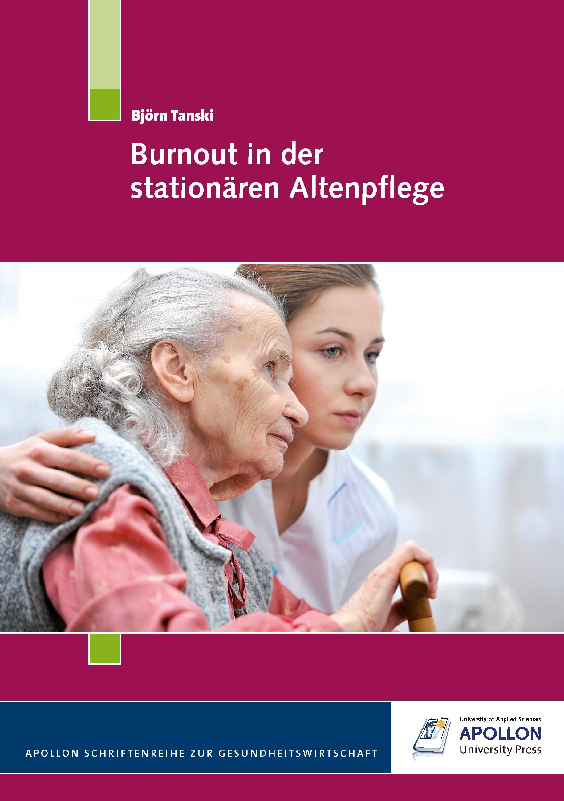 Vorderes Coverbild Burnout in der stationären Altenpflege