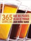 Vorderes Coverbild 365 cervezas que no puedes dejar de probar