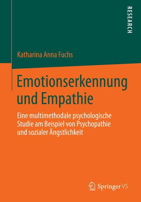 Vorderes Coverbild Emotionserkennung und Empathie