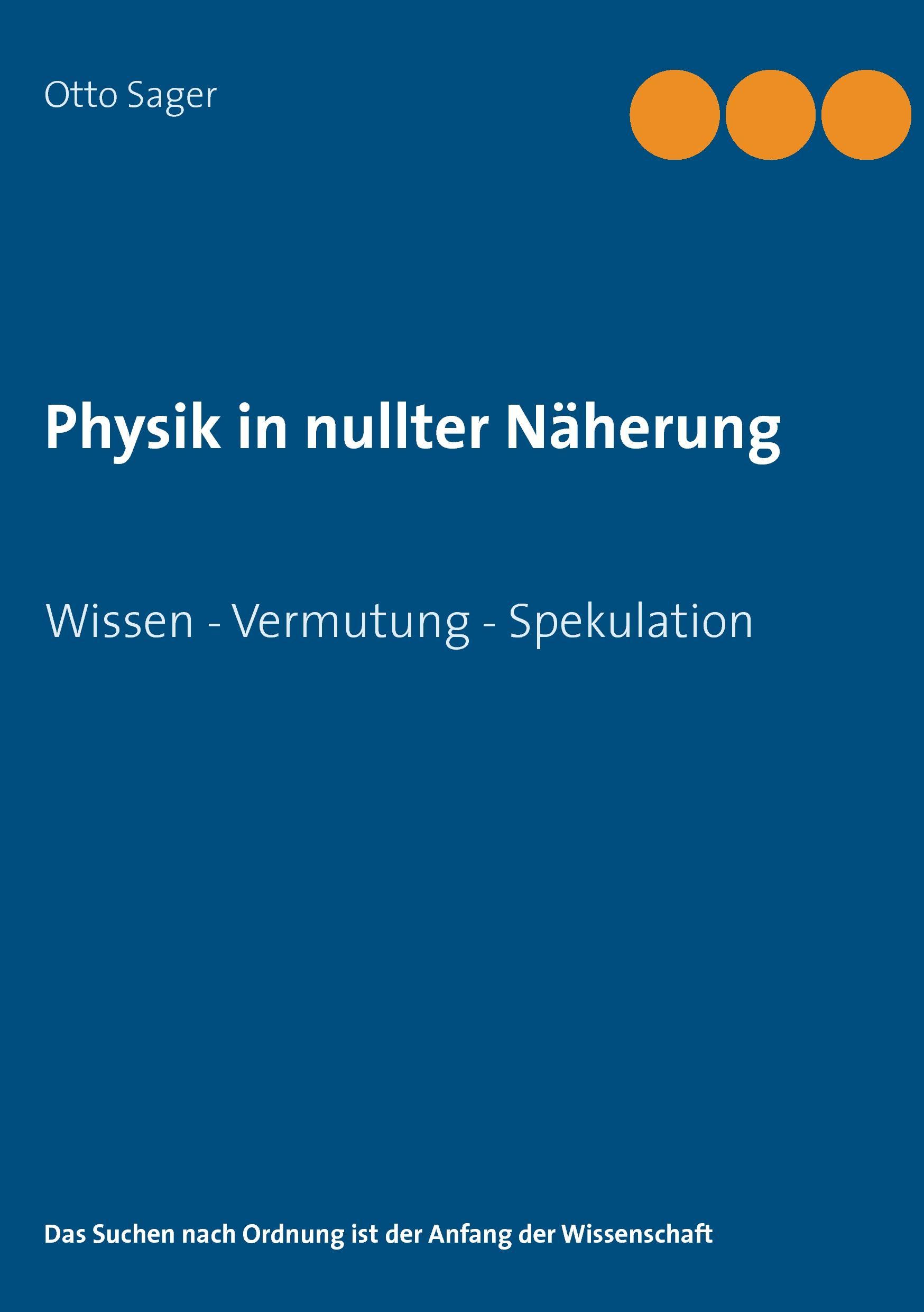 Vorderes Coverbild Physik in nullter Näherung