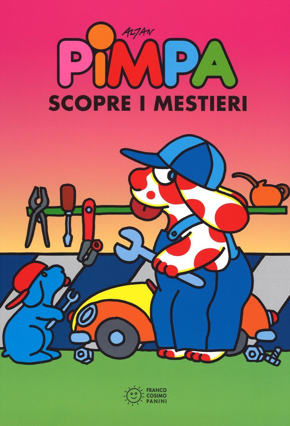 Vorderes Coverbild Pimpa scopre i mestieri