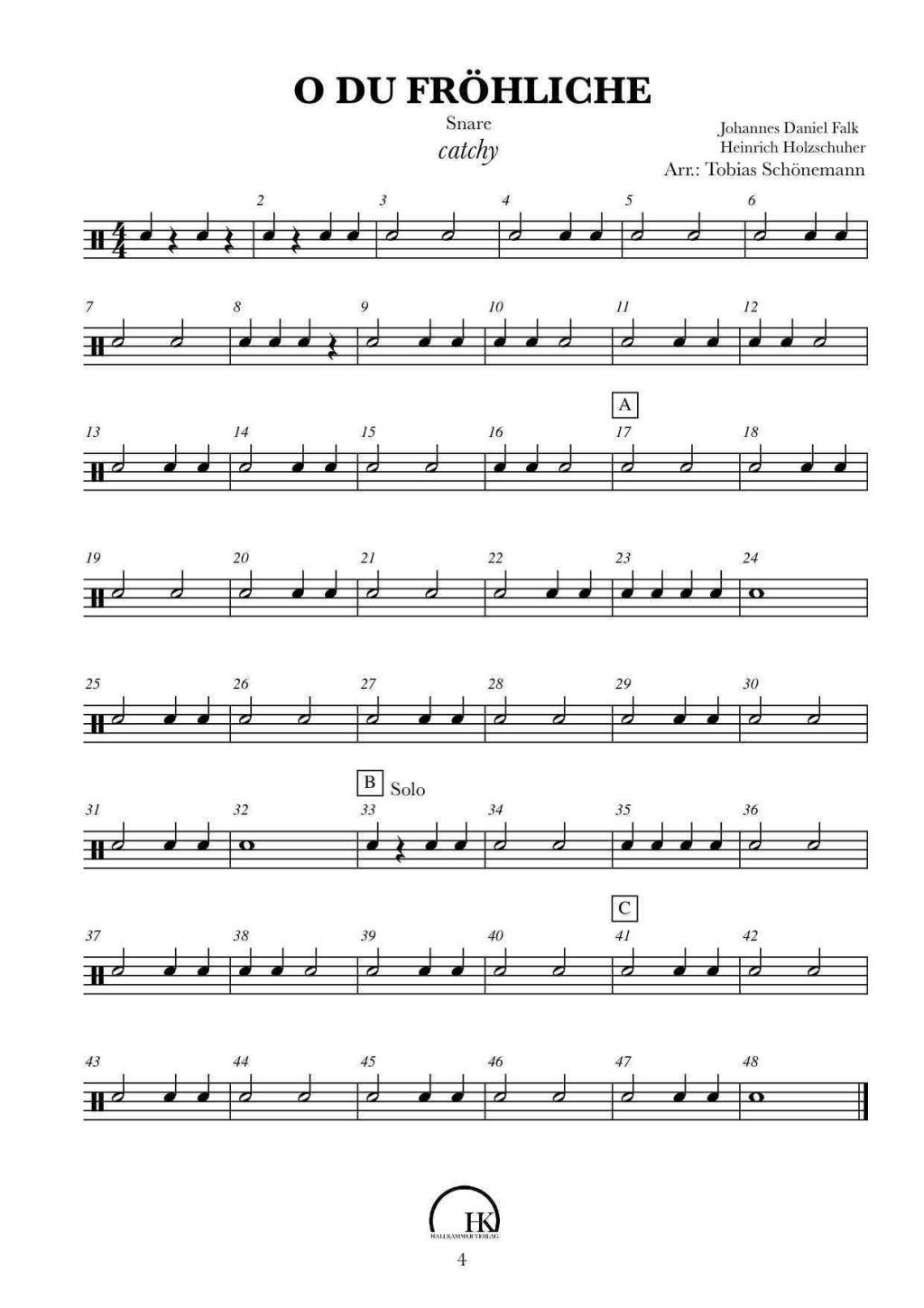 Beispielinhalt (Bild) Drummers Forge:Weihnachten am Schlagzeug