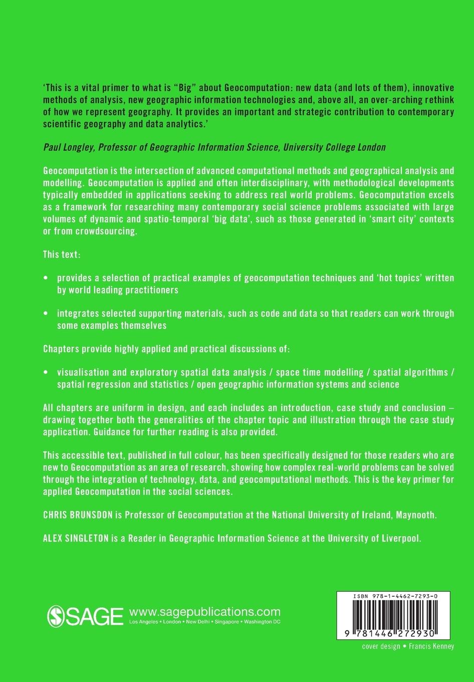 Rückseitencover Geocomputation