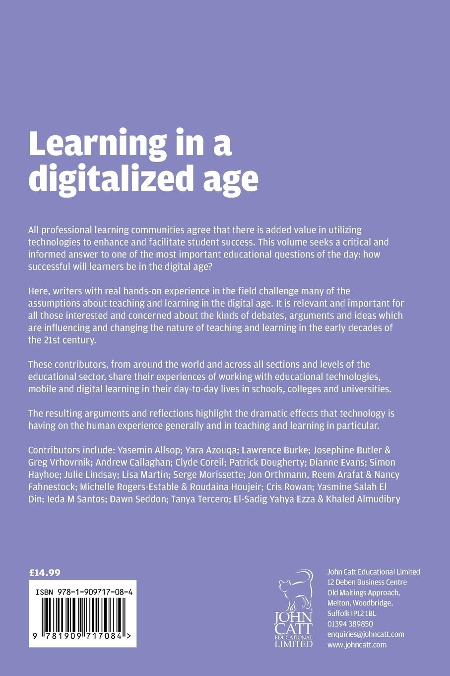 Rückseitencover Learning in a Digitalized Age