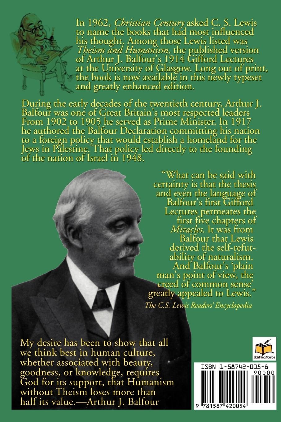 Rückseitencover Theism and Humanism