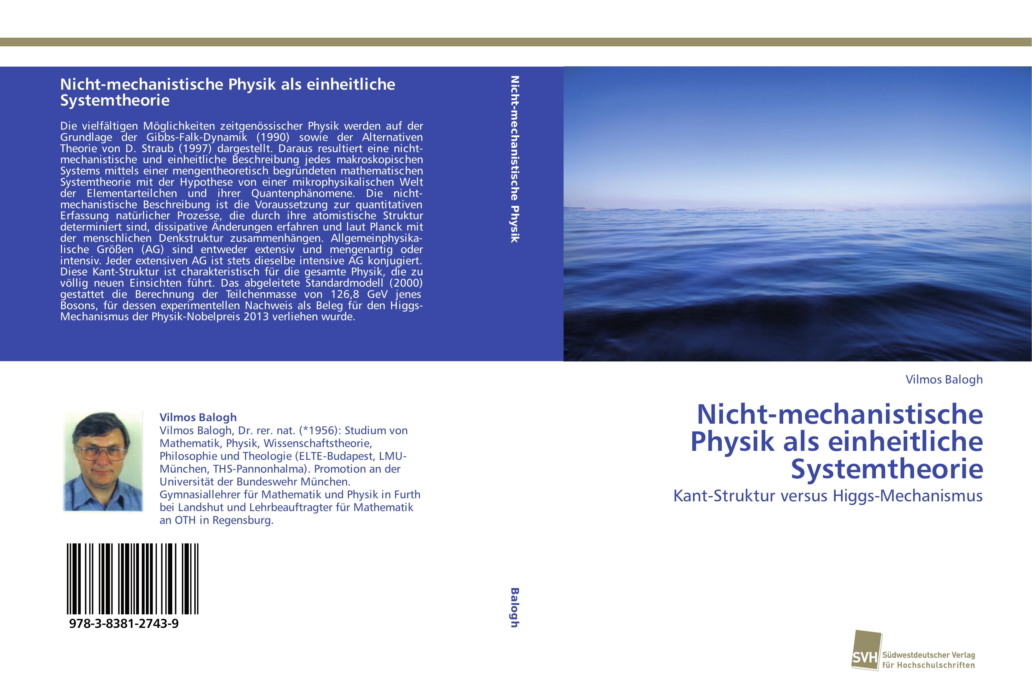 Vorderes Coverbild Nicht-mechanistische Physik als einheitliche Systemtheorie