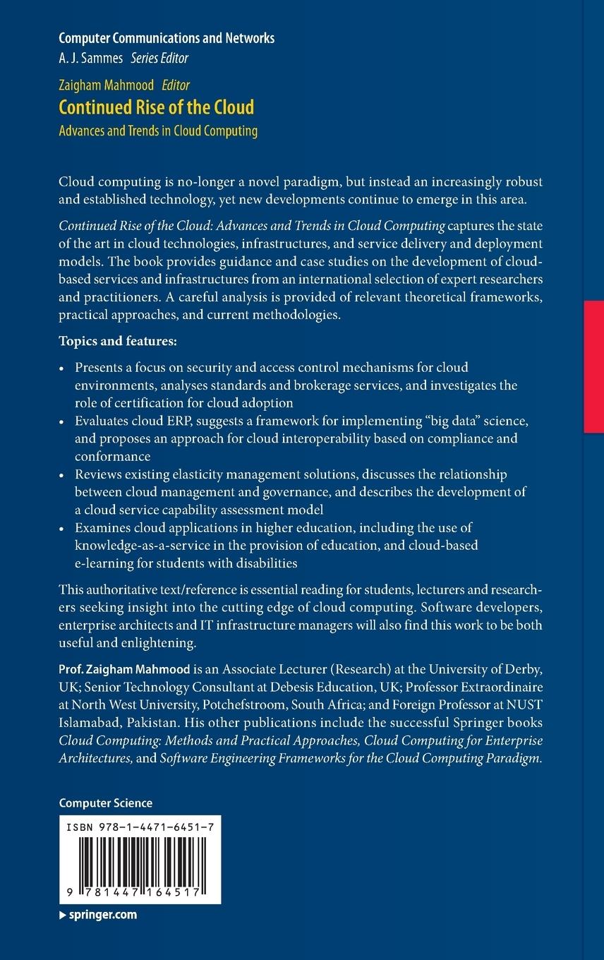 Rückseitencover Continued Rise of the Cloud