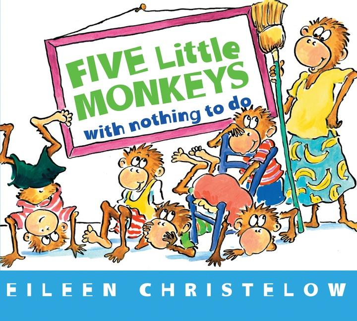Vorderes Coverbild Five Little Monkeys with Nothing to Do Board Book