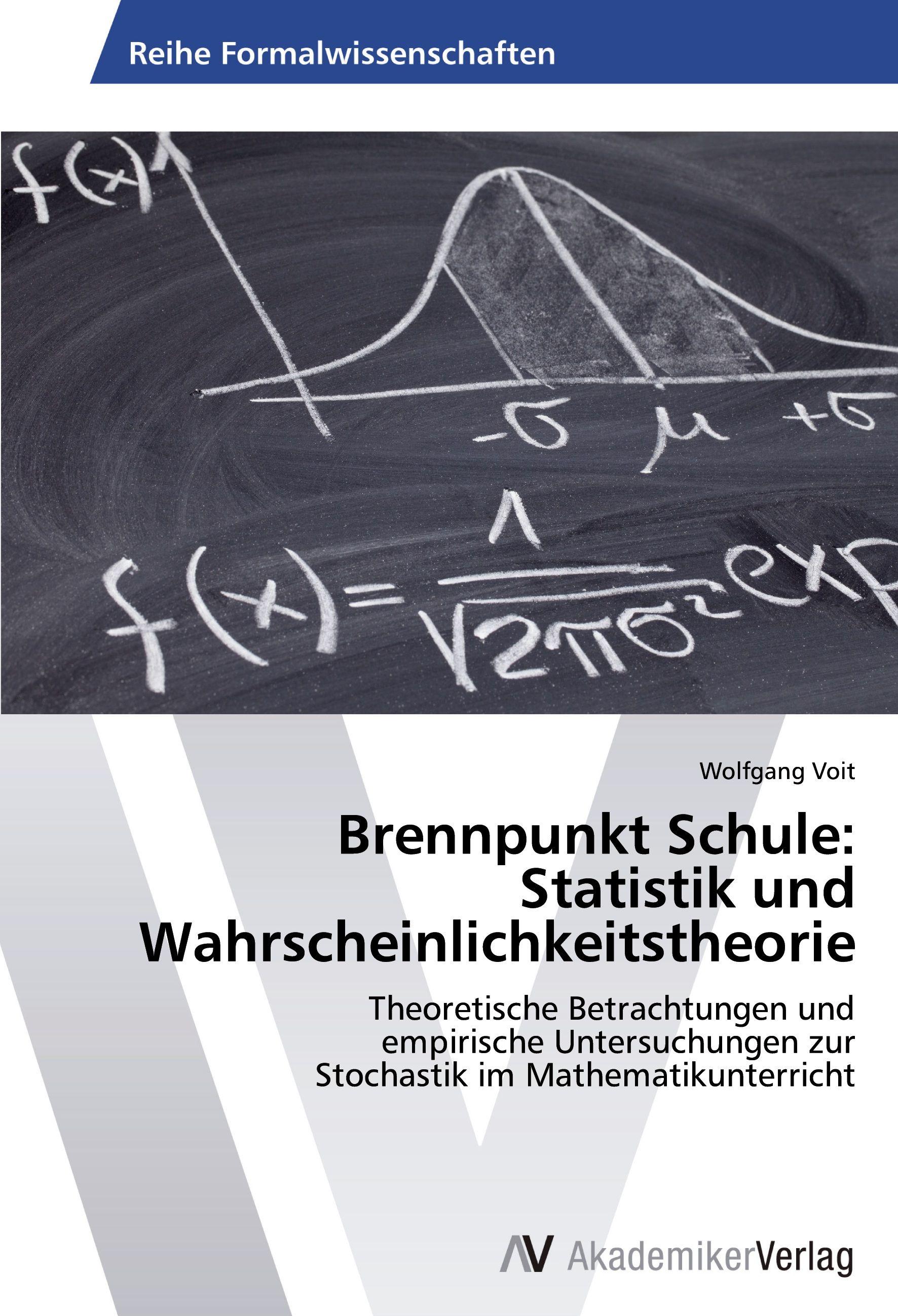 Vorderes Coverbild Brennpunkt Schule:  Statistik und Wahrscheinlichkeitstheorie