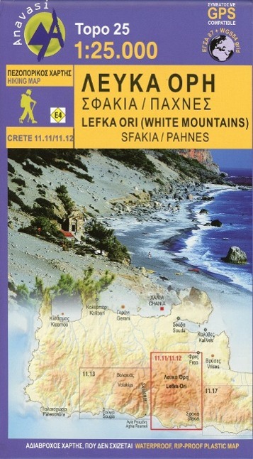 Vorderes Coverbild Lefka Ori (Weiße Berge) - Pachnes 1 : 25 000
