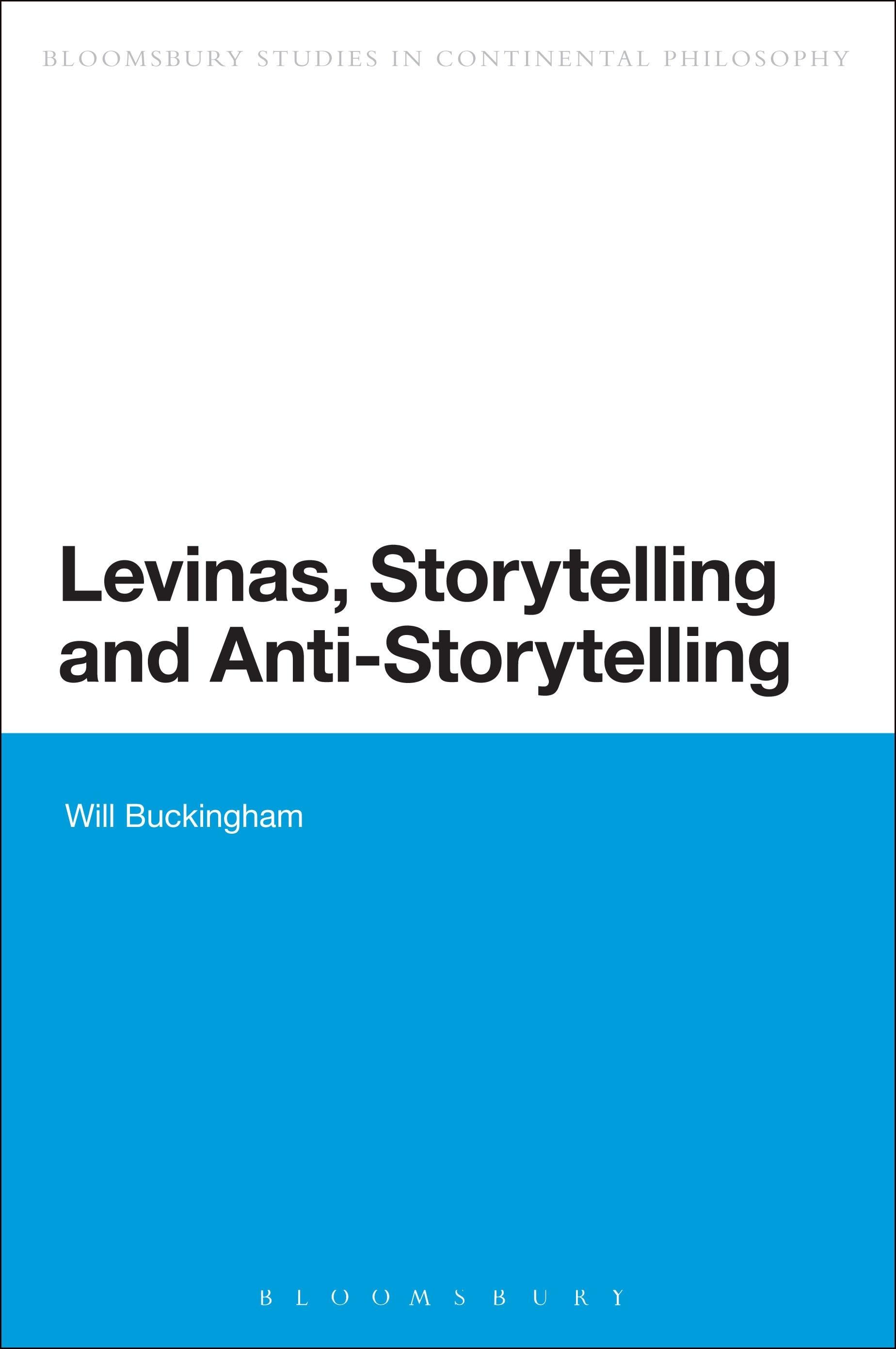 Vorderes Coverbild Levinas, Storytelling and Anti-Storytelling