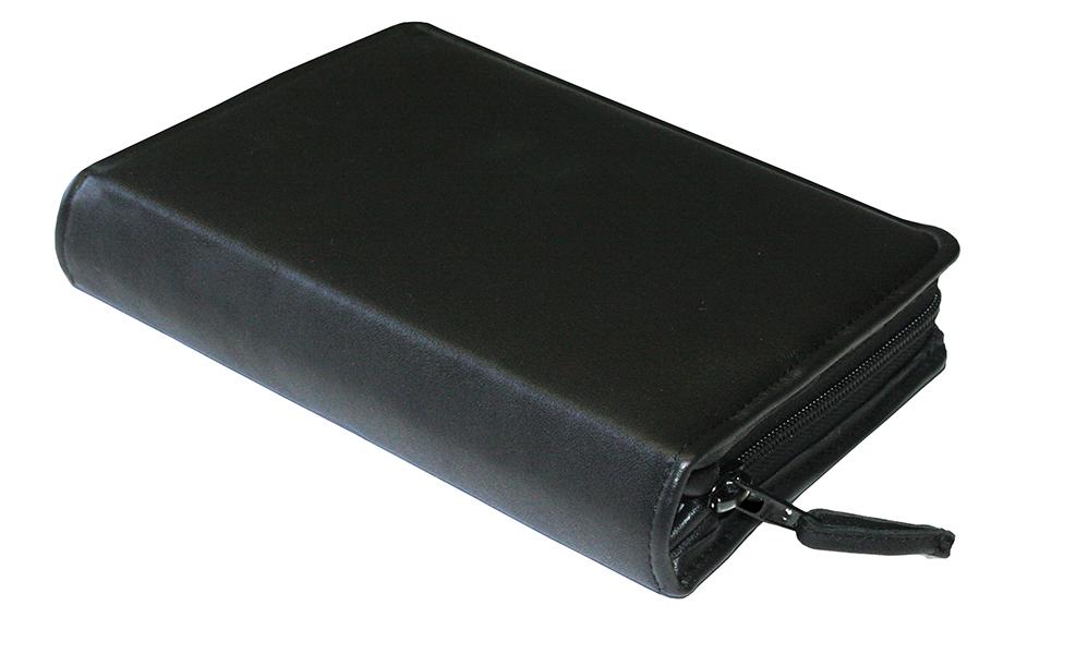 Vorderes Coverbild Gotteslobhülle. Großdruck Kunstleder. schwarz