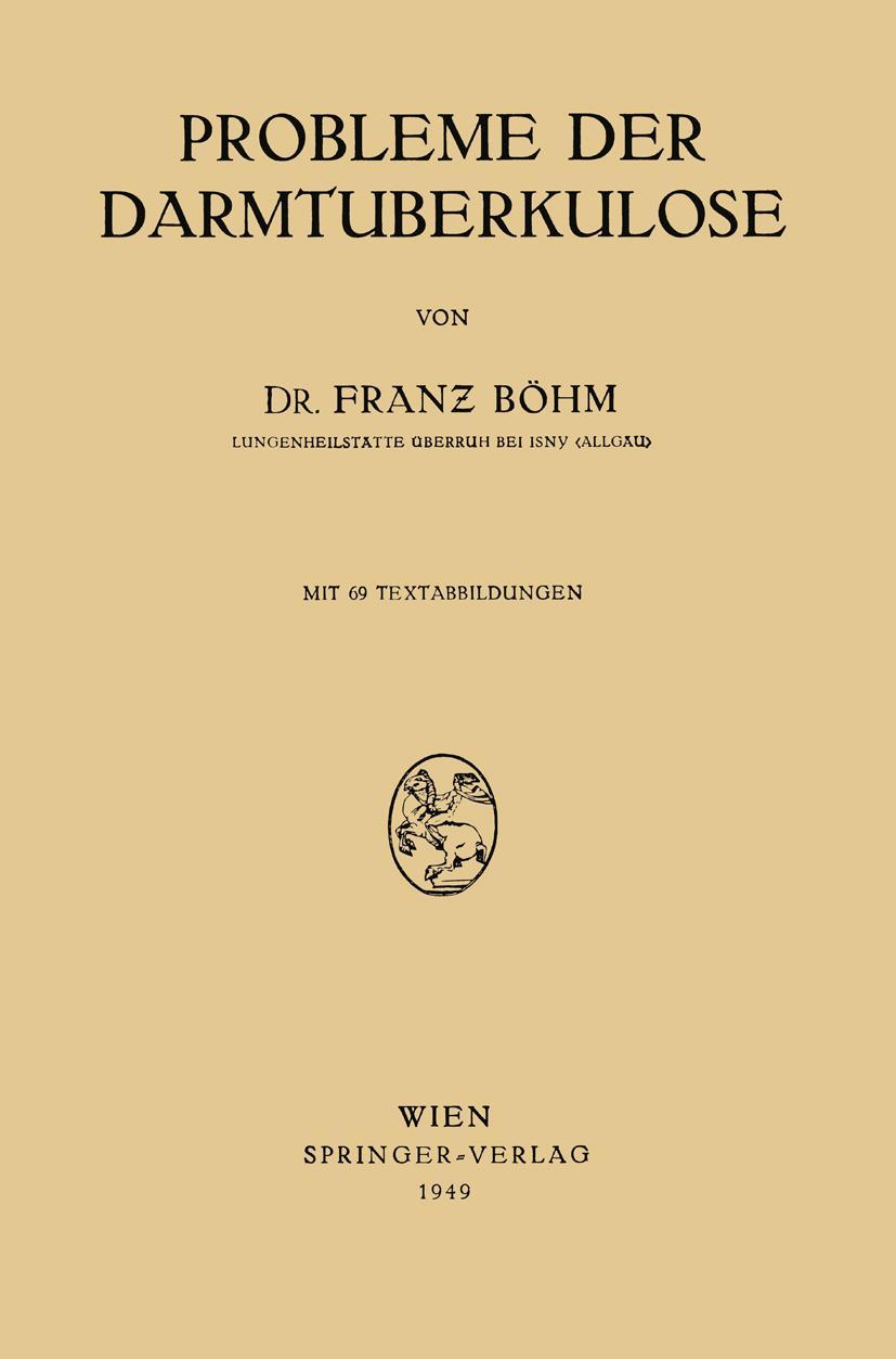 Vorderes Coverbild Probleme der Darmtuberkulose