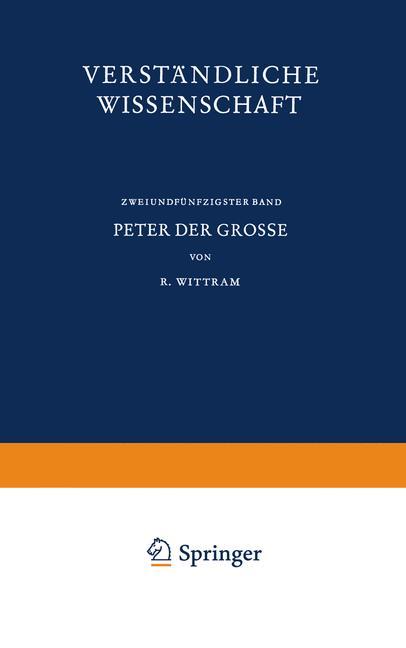 Vorderes Coverbild Peter der Grosse