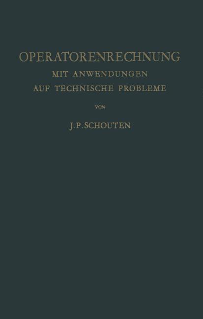 Vorderes Coverbild Operatorenrechnung