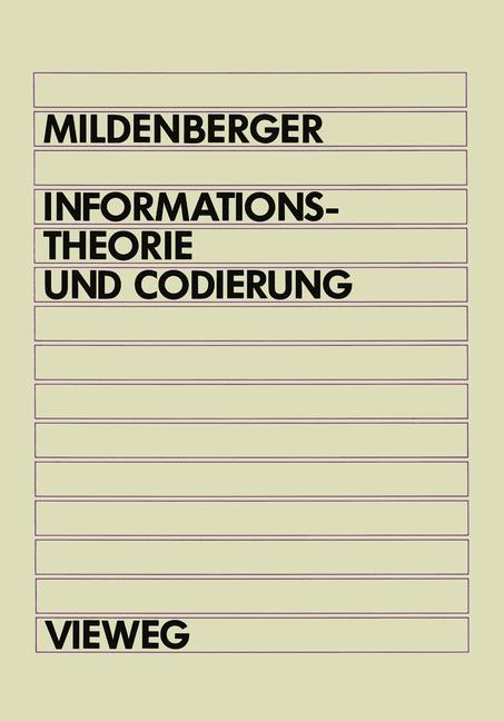Vorderes Coverbild Informationstheorie und Codierung
