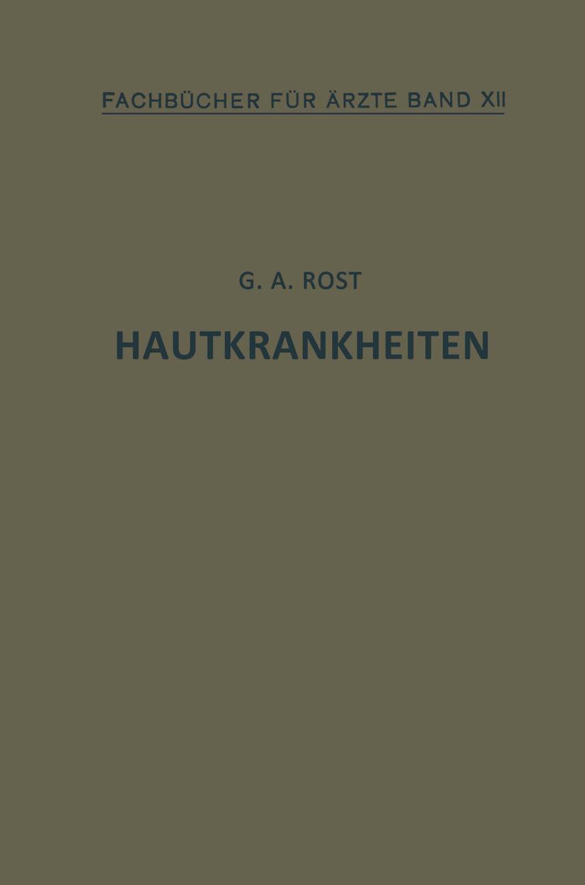 Vorderes Coverbild Hautkrankheiten