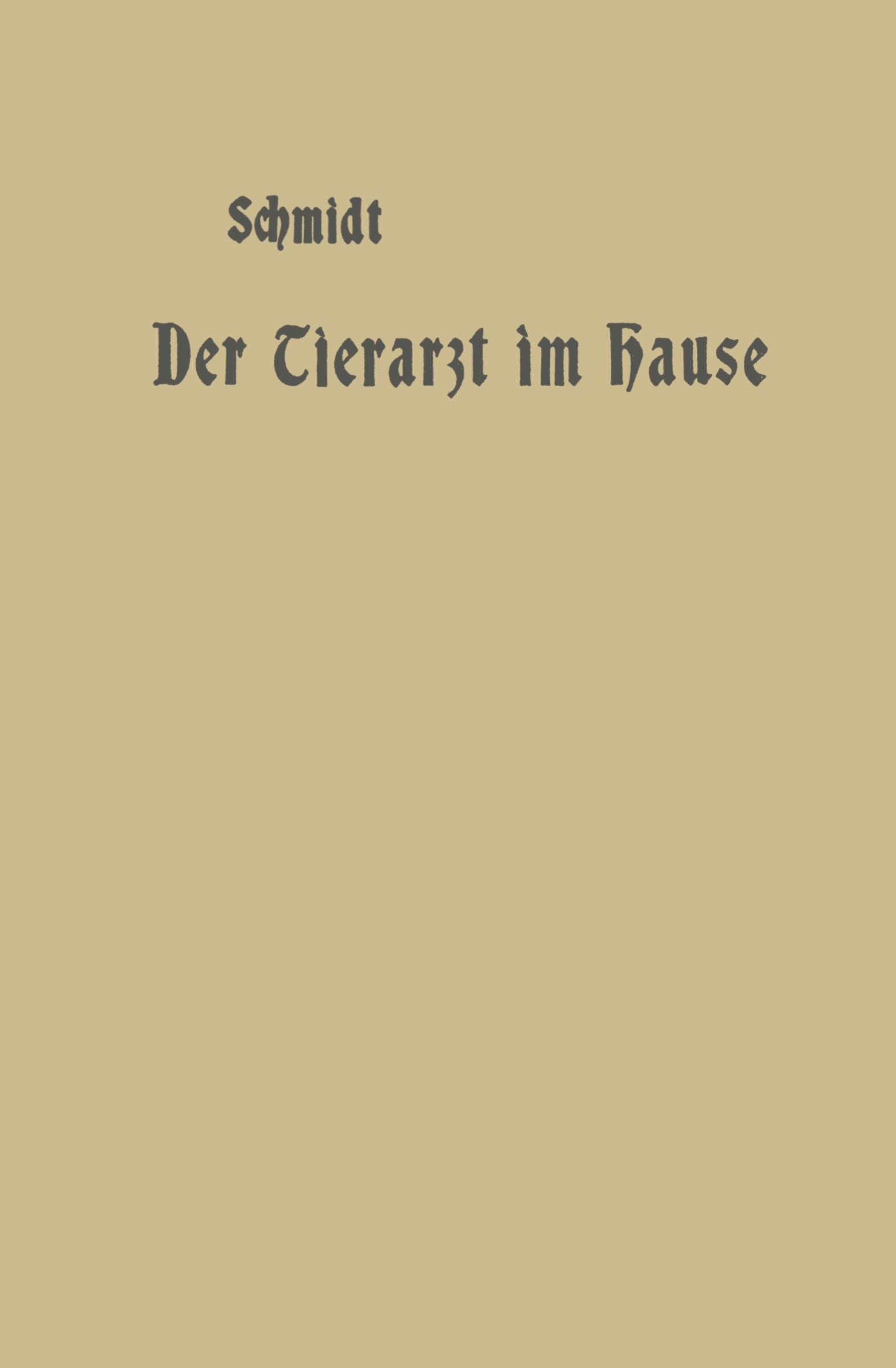 Vorderes Coverbild Der Tierarzt im Hause