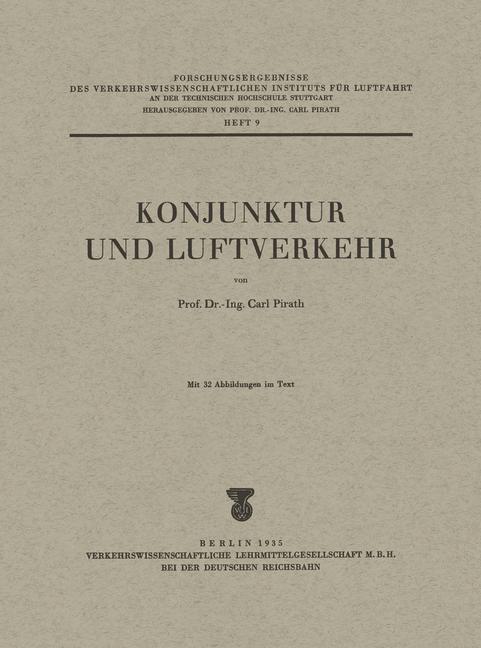 Vorderes Coverbild Konjunktur und Luftverkehr