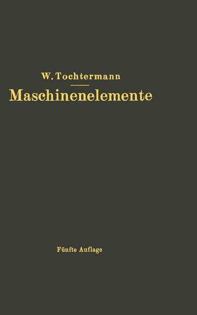 Vorderes Coverbild Maschinenelemente