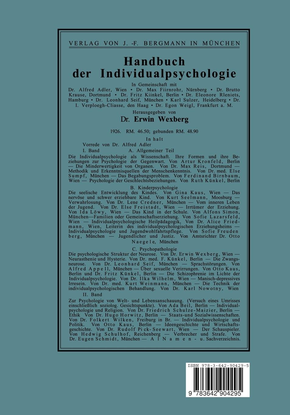 Rückseitencover Die Sprache des Traumes