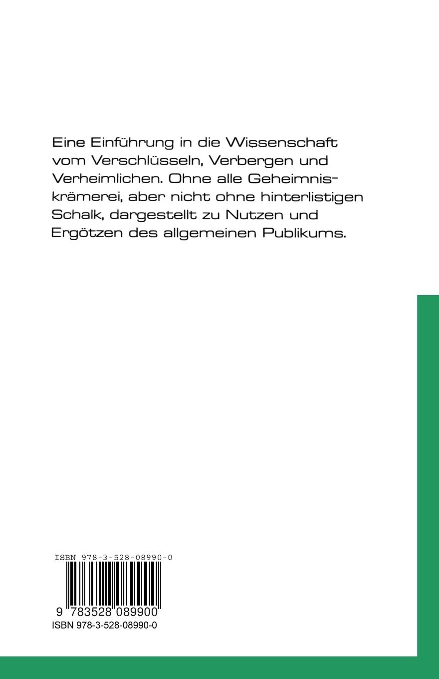 Rückseitencover Kryptologie