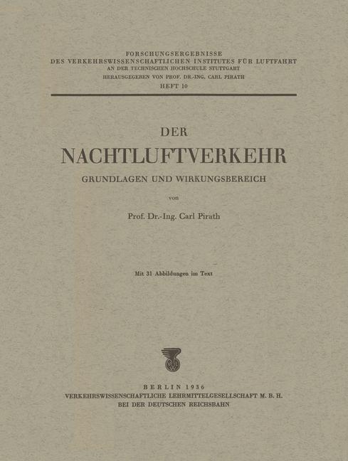 Vorderes Coverbild Der Nachtluftverkehr