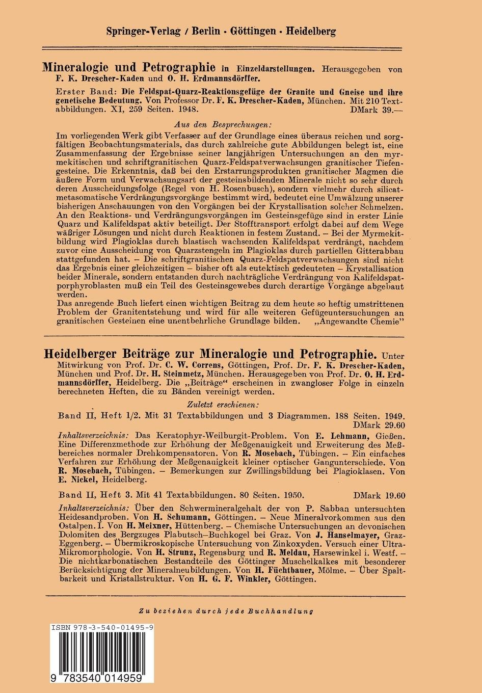 Rückseitencover Krystallometrisches Praktikum