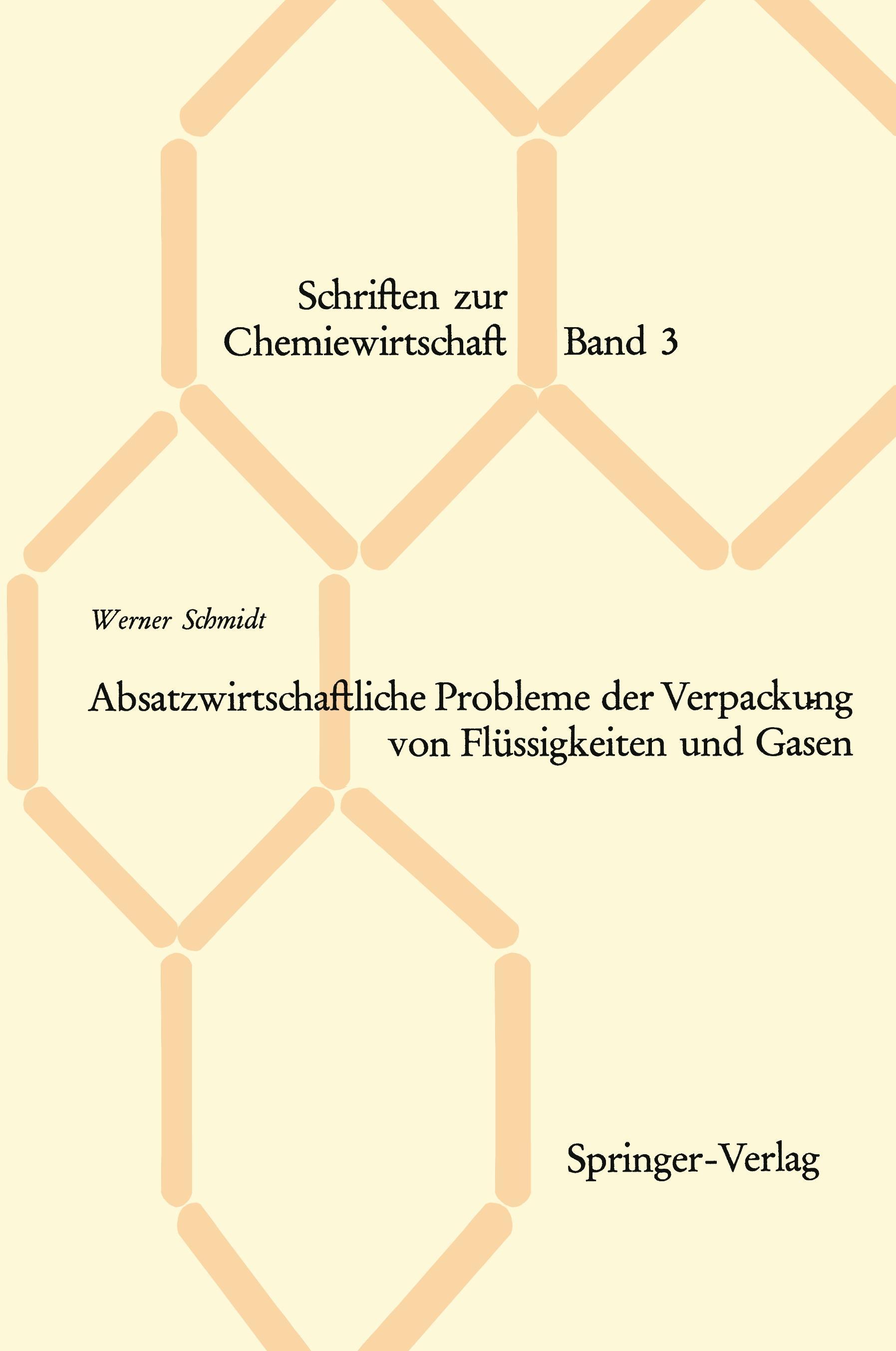 Vorderes Coverbild Absatzwirtschaftliche Probleme der Verpackung von Flüssigkeiten und Gasen