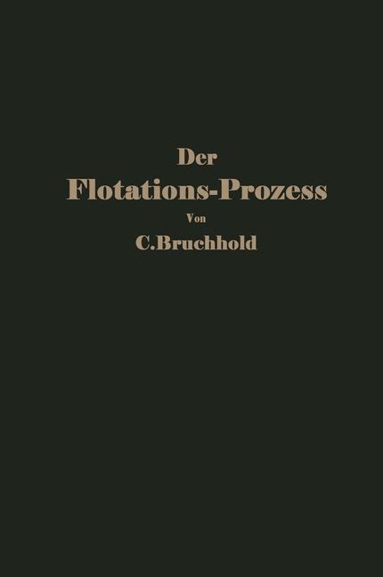 Vorderes Coverbild Der Flotations-Prozess