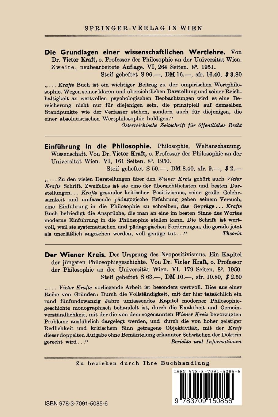 Rückseitencover Erkenntnislehre