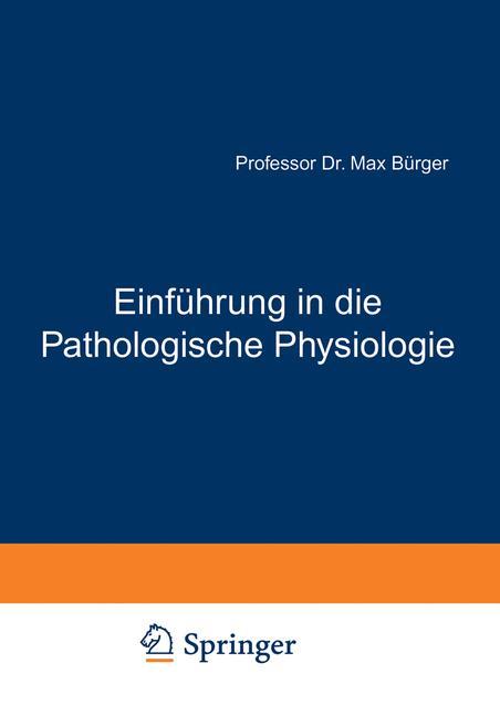 Vorderes Coverbild Einführung in die Pathologische Physiologie