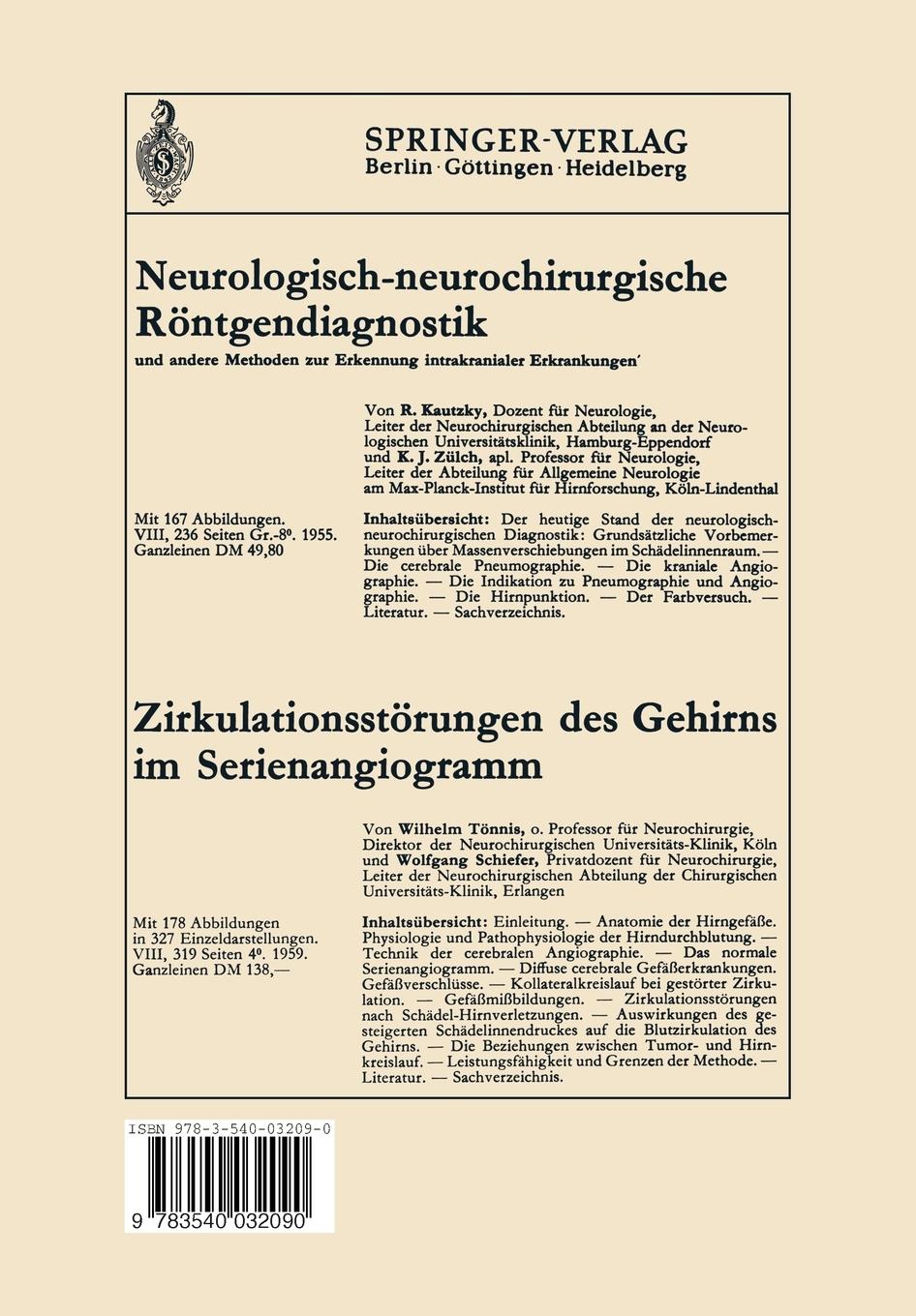 Rückseitencover Röntgenkontrastmittel und Liquorraum