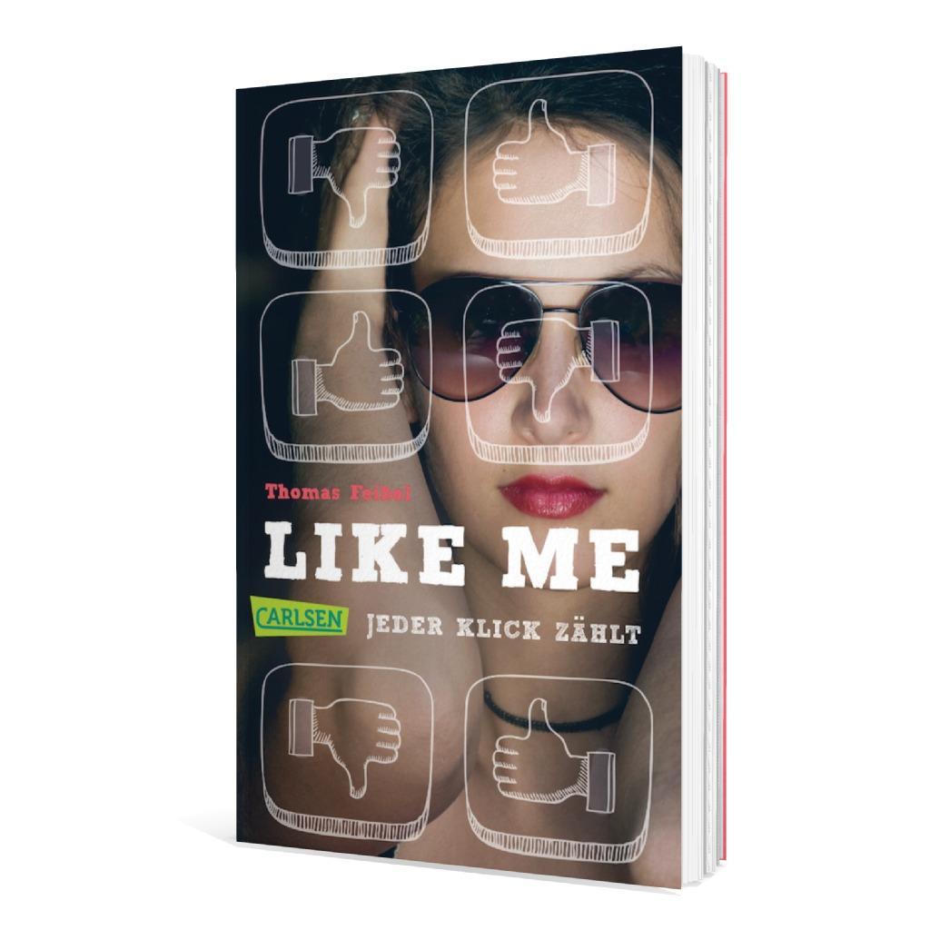 Beispielinhalt (Bild) Like me. Jeder Klick zählt