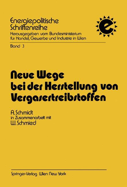 Vorderes Coverbild Neue Wege bei der Herstellung von Vergasertreibstoffen