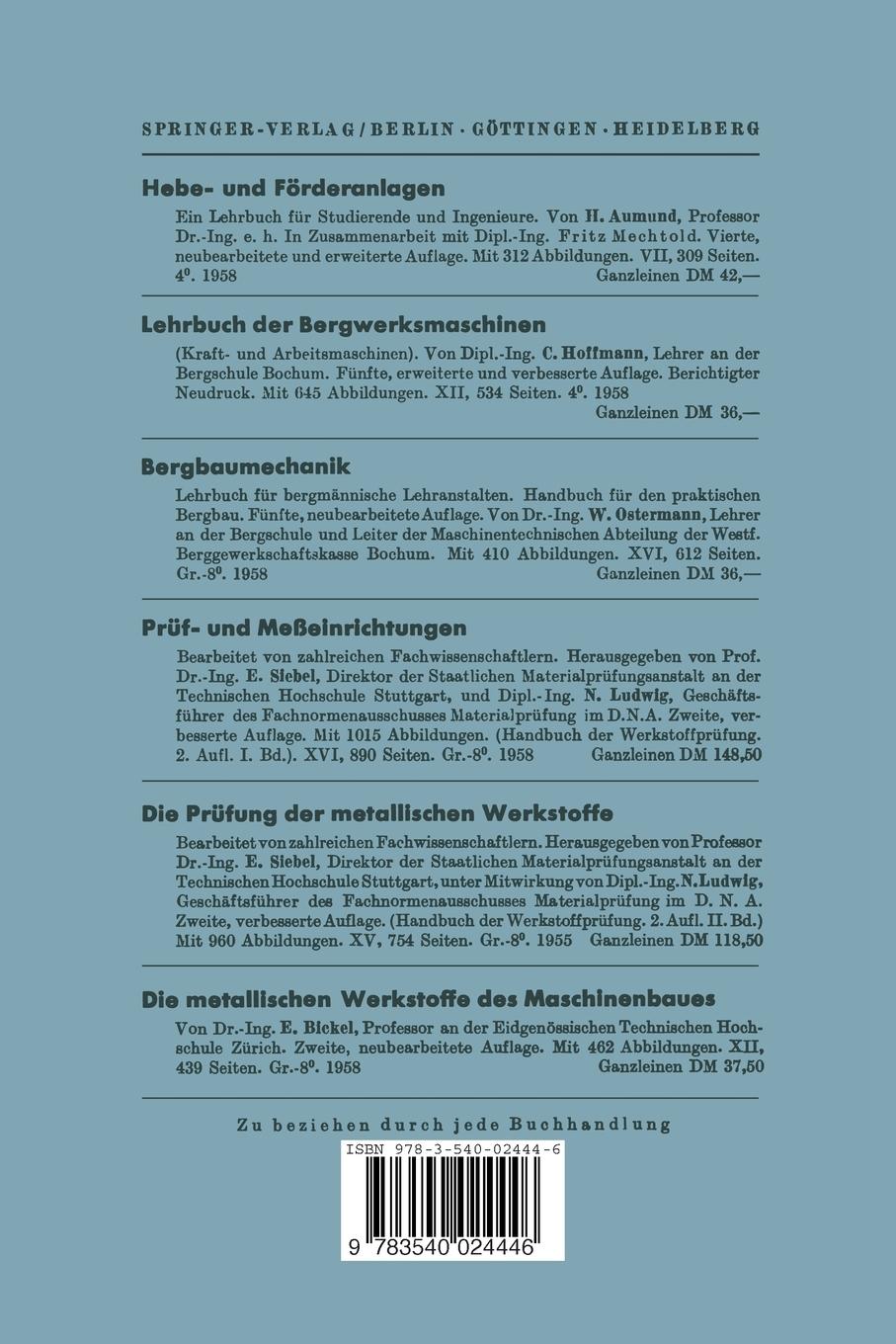 Rückseitencover Die Drahtseile in der Praxis