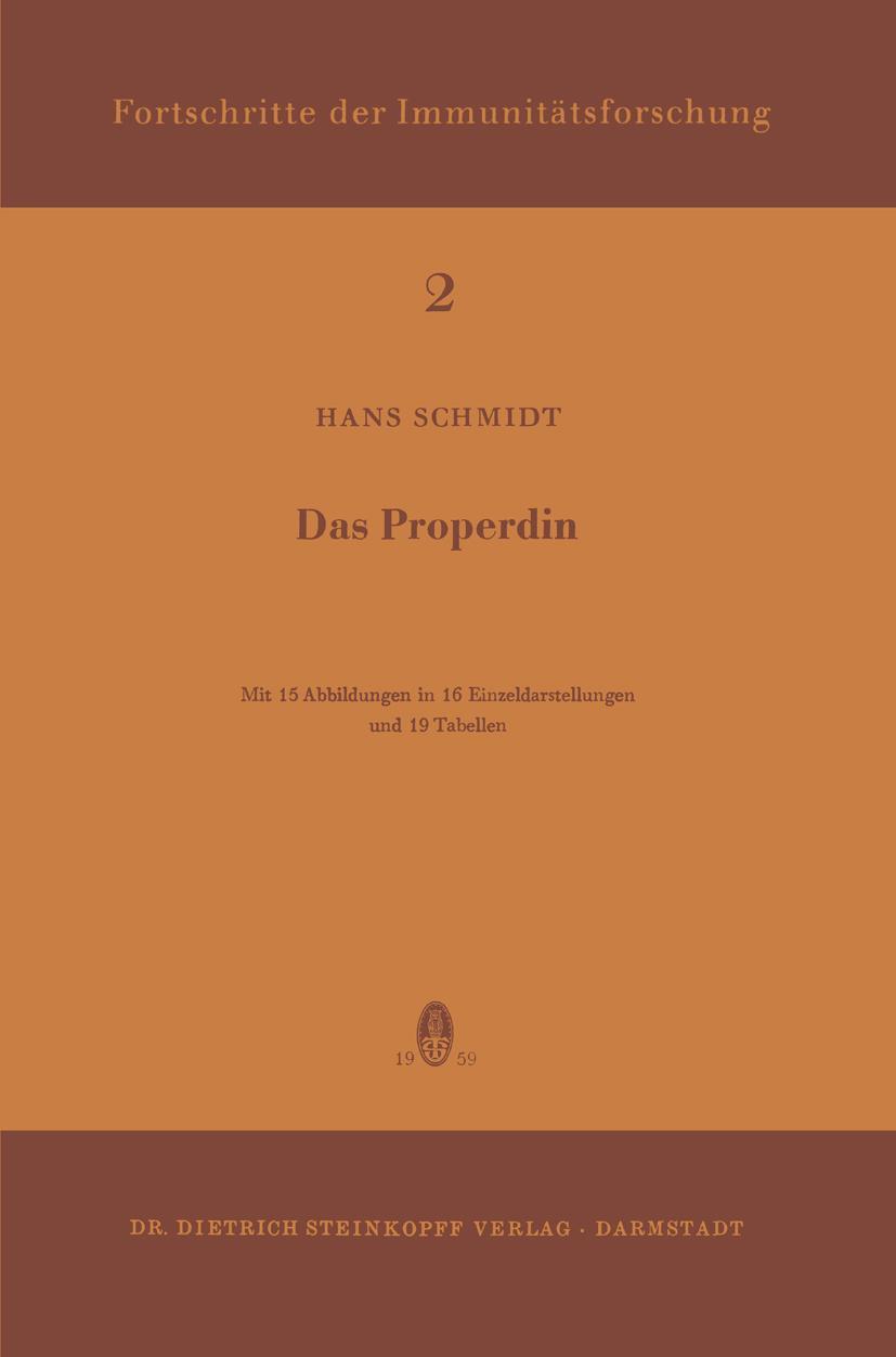 Vorderes Coverbild Das Properdin