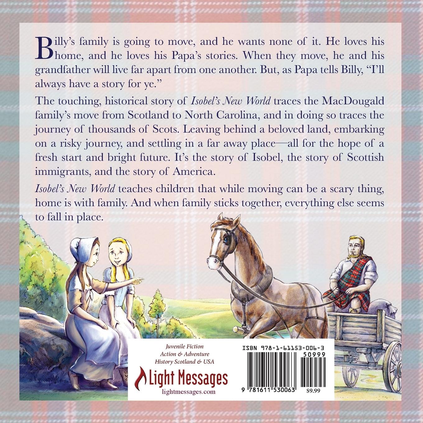 Rückseitencover Isobel's New World