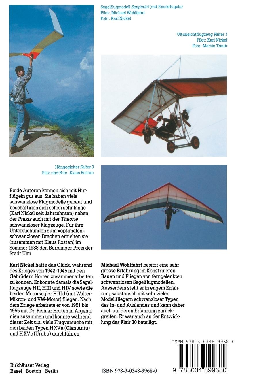 Rückseitencover Schwanzlose Flugzeuge