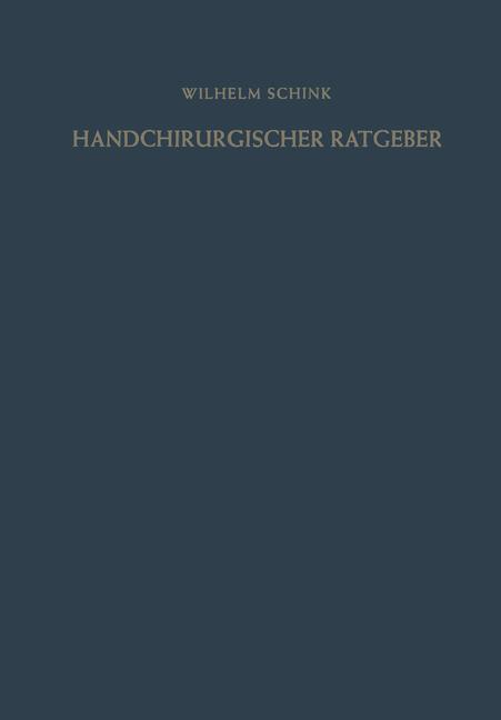 Vorderes Coverbild Handchirurgischer Ratgeber