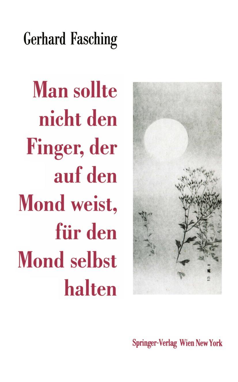 Vorderes Coverbild Man sollte nicht den Finger, der auf den Mond weist, für den Mond selbst halten