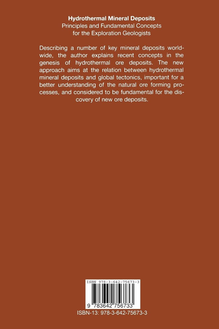 Rückseitencover Hydrothermal Mineral Deposits