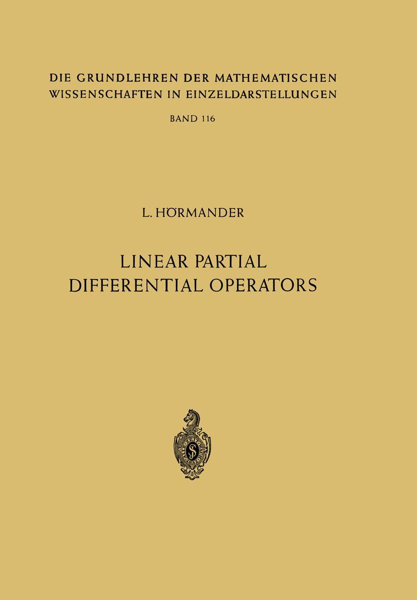 Vorderes Coverbild Linear Partial Differential Operators