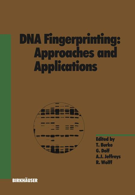 Vorderes Coverbild DNA Fingerprinting: Approaches and Applications