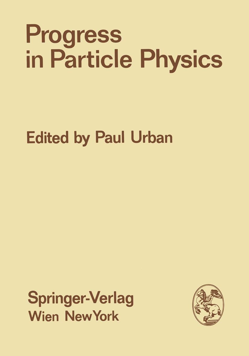 Vorderes Coverbild Progress in Particle Physics