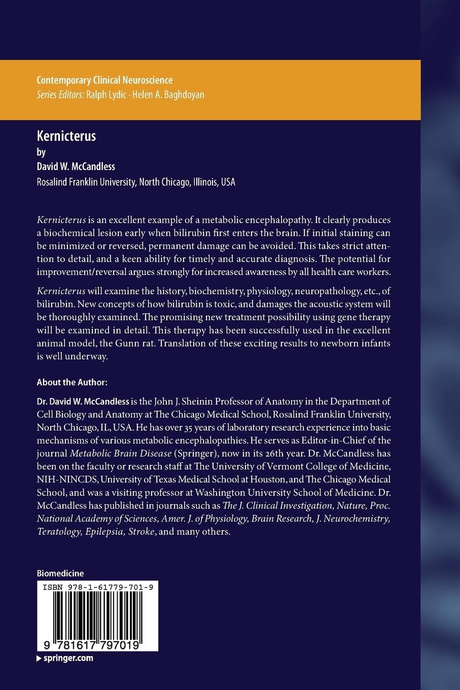 Rückseitencover Kernicterus