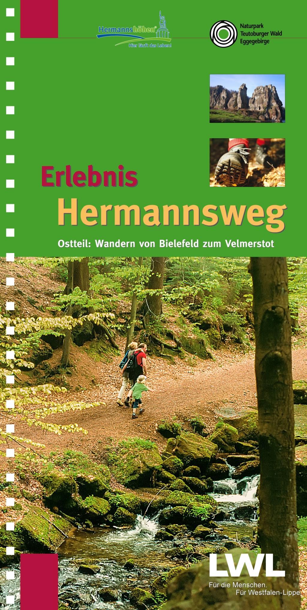 Vorderes Coverbild Erlebnis Hermannsweg - Ostteil